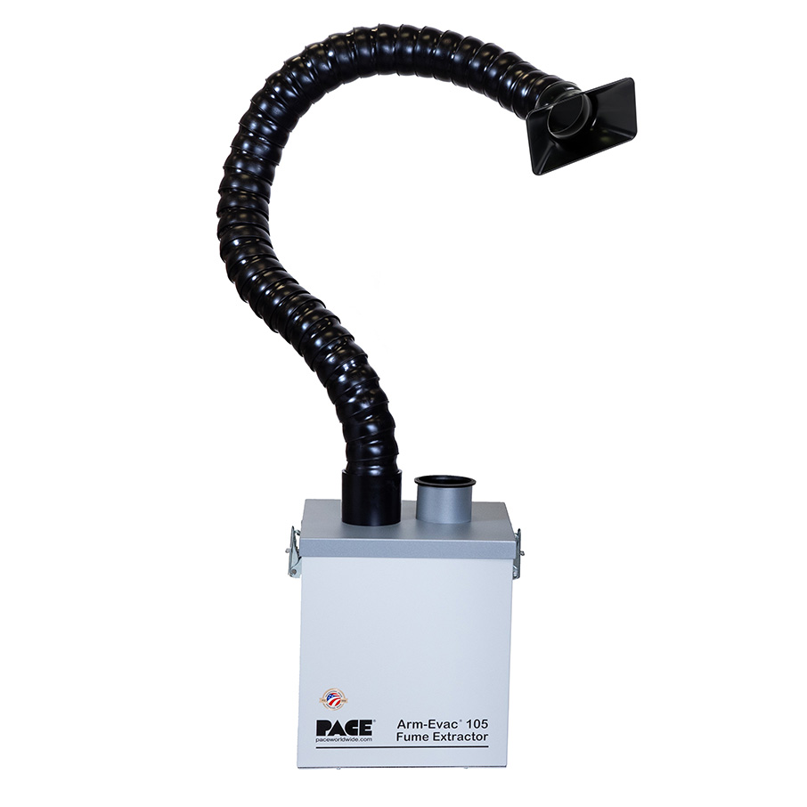 ARM-EVAC 105 w/ 4' ESD-Safe Flex Arm | Pace Worldwide
